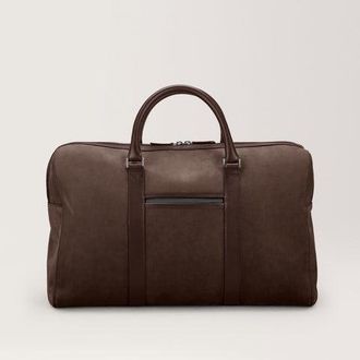 Carl Friedrik Small Weekend Bag - Nubuck - Dark Brown