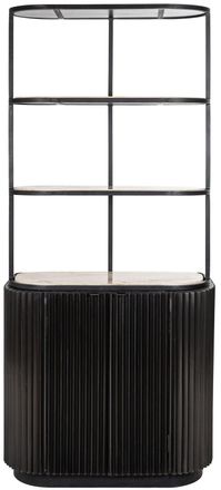 Richmond Interiors Design Regal Hampton mit Travertin Abdeckplatte, 199 x 91 cm