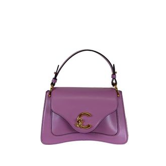 Coccinelle Leather cross body bag shoulder bag C-Me Calf Handbag Jellyfish purple