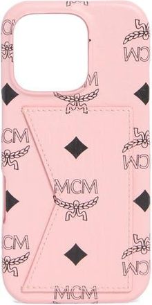 MCM Monogram iPhone 16 Pro Case in Soft Pink at Nordstrom Rack