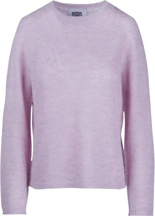 Alpha Studio Maglieria Girocollo - - Knitwear - Donna - Rosa - M