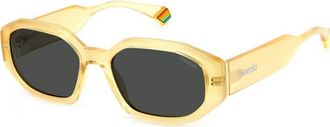 Polaroid Womens PLD-6189-S-40G PLD 6189 55 S 40G Sunglasses - Yellow - One Size