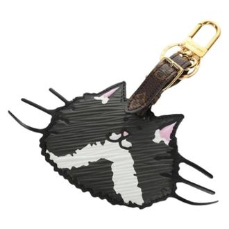 Louis Vuitton Pre-owned Sleutelhanger - Dames - Pre-owned - Zwart - Maat: ONE Size Leer