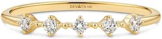 Devata Station Lab Grown Diamond Ring in 14K Gold in Yellow Gold at Nordstrom, Size 6