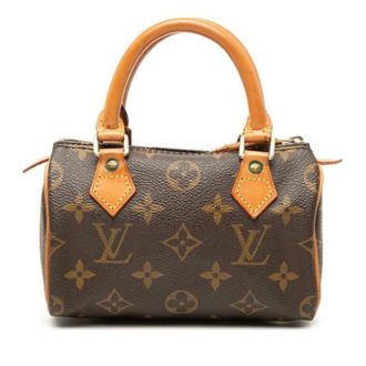 Louis Vuitton Pre-owned Mini Speedy - Dames - Pre-owned - Bruin - Maat: ONE Size