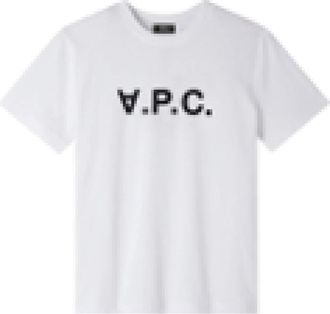 A.P.C. Standard Big Vpc T-Shirt - Heren - T-shirts - Wit - S - Katoen - Tops