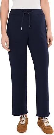 Elliott Lauren Comfort Zone, Elastic Waist Pull-on Pants With Drawstring Detail Womens Clothing Navy : MD 27, Elastane/Modal/Polyester
