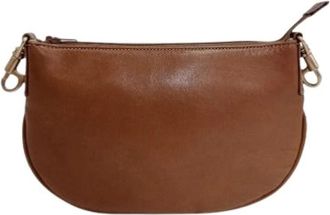 Gucci Pre-owned Pouch - Dames - Vintage Schoudertas - Bruin - ONE Size - Leer - Vintage