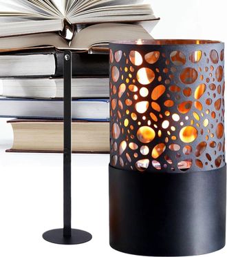 OEM Quemador De Alcohol - Decoraci&oacute;n Art&iacute;stica Port&aacute;til De Hierro De Doble Capa Para El Hogar L&aacute;mpara De Mesa Con Forma De Chimenea, Ideal Para Acci&oacute;n De 