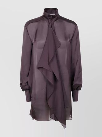 sacai satin mini dress