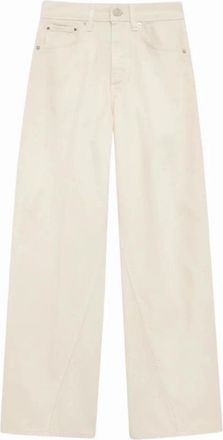 Anine Bing Brie Jeans - Dames - Loose Fit Jeans - Beige - W25 - Katoen - Jeans