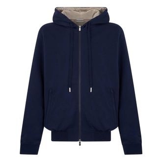 Fedeli Zip-throughs, male, Blue, Size: 2XL Hoodie with zip