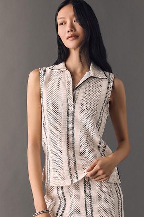 Aligne Sutton Crochet Sleeveless Top