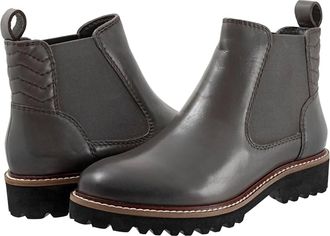 Softwalk Womens Indy Boots In Dark Grey