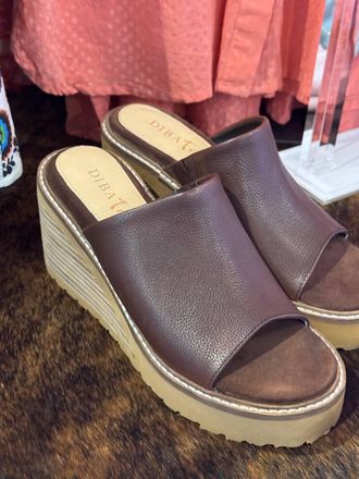 Diba Womens Cloud Fall Wedge In Brown