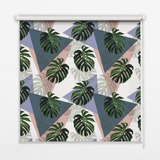 Tulup Tenda A Rullo Interna Per Finestra - Tenda Filtrante Luce - Tenda Privacy - Tenda Decorativa Rettangolare - Rullo Per Interni - (120 Cm X 140 Cm) - Fo
