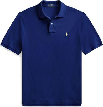 Polo Ralph Lauren Basic Mesh Polo - Heren - Polos - Blauw - 2XL - Tops