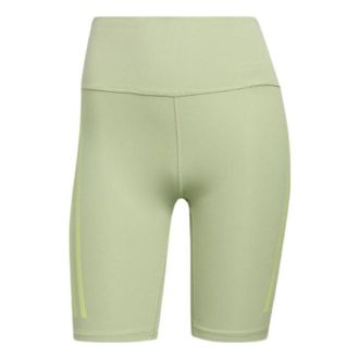 adidas (WMNS) adidas Essentials 3-stripes Waisted Short Leggings Green HD4471