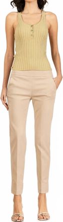 Avenue Montaigne Ben Pants In Beige