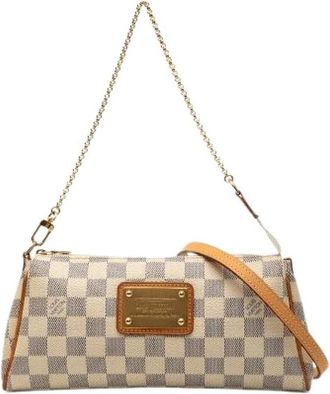 Louis Vuitton Pre-owned Mini Bags, female, Beige, Size: ONE SIZE Pre-owned Eva Damier Azur 2way Bag