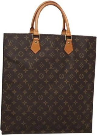 Louis Vuitton Pre-owned Canvas Tote Bag - Dames - Vintage Shopper - Bruin - ONE Size - Vintage