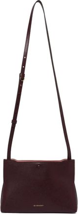 Givenchy Tassen, Dames, Paars, ONE Size, Leer, Folded Pochette Schoudertas