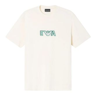 Emporio Armani T-Shirts, male, Beige, Size: XS Short Sleeve T-Shirt