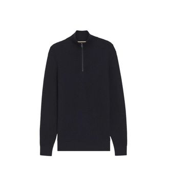 HUGO BOSS H Ulicip Jumper - male - Hugo - V-neck Knitwear - Blue - 2XL - Knitwear