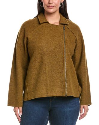 Eileen Fisher Eileen Fisher Plus Wool Moto Jacket