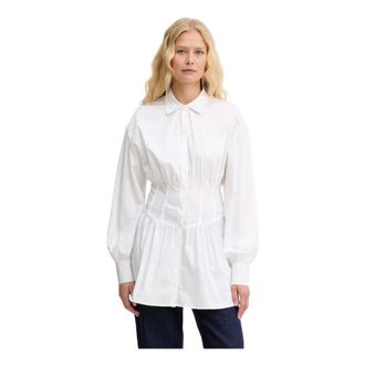 Guess Mujer, Blusas y Camisas, Blanco, Talla: S