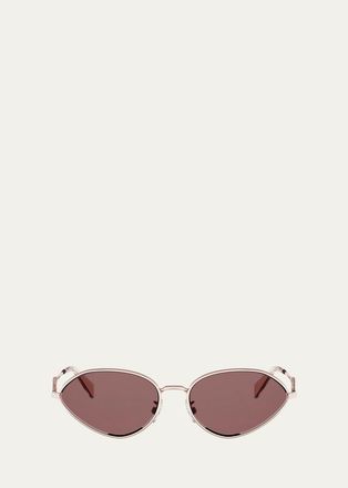 Celine Wire 58MM Oval Sunglasses