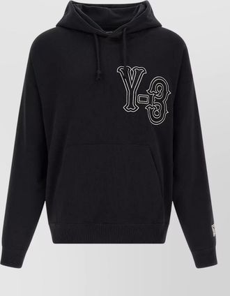 Yohji Yamamoto el5 gfx hooded sweatshirt kangaroo pocket