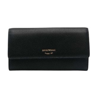 Emporio Armani Wallets & Cardholders, female, Black, Size: ONE SIZE Logo Wallet