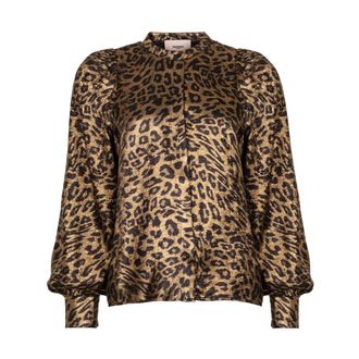 Freebird by Steven Dames, Blouses & Shirts, Bruin, Maat: XS