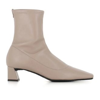 Giuseppe Zanotti Heeled Boots, female, Beige, 6 UK, Beige Stretch Leather Ankle Boots