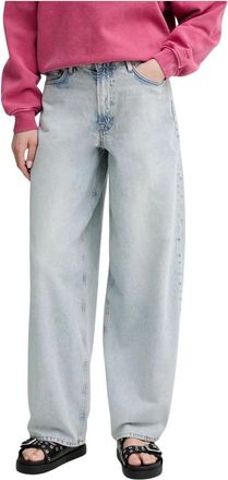 Sams&oslash;e & Sams&oslash;e Saharper Jeans - Dames - Loose Fit Jeans - Blauw - W30 L32 - Katoen - Jeans