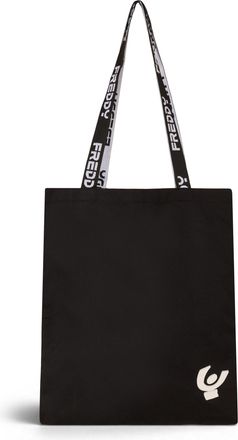 Freddy Borsa Shopper da Donna in Tela con Loghi a Contrasto