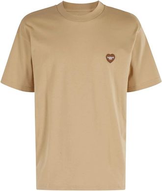 Carhartt Work in Progress Heart II Hartt T-Shirt - Heren - T-shirts - Bruin - S - Katoen - Tops