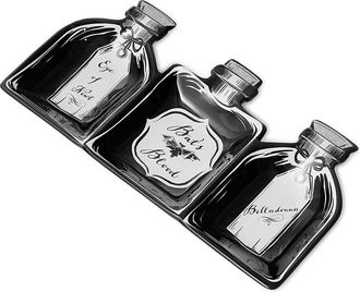 Godinger Hex & Potion Bottles Platter