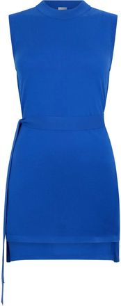 Malo tied-waist mini dress - women - Fabric - 38 - Blue