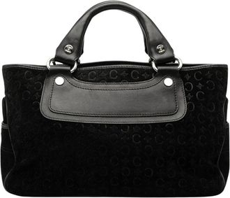 Celine Pre-owned Tote Bag met lederen details - Dames - Vintage Shopper - Zwart - ONE Size - Leer - Vintage
