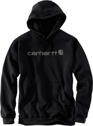 Carhartt Work in Progress Signature Logo Sweatshirt Hoodie f&uuml;r Herren | schwarz