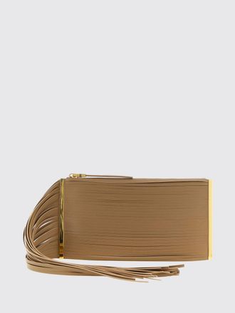 Elisabetta Franchi Clutch Elisabetta Franchi in pelle nappata con frange