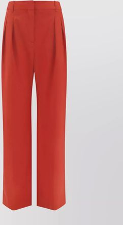 Loulou Studio wool flared trousers wide leg