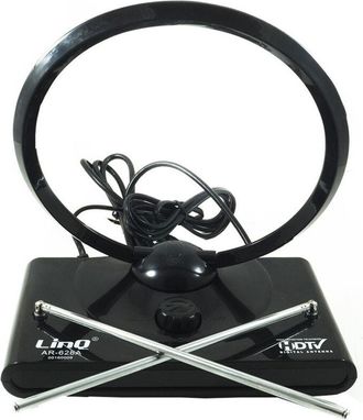 Trade Shop Trade Shop - Antena De Tv Dvb-t Port&aacute;til Para Digital Terrestre 38 Dbi Externa Fuerte Recepci&oacute;n