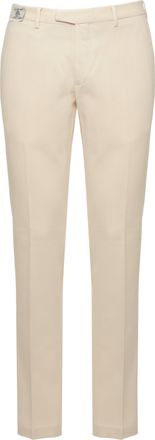 Devore Incipit Ivory Cotton Straight-Leg Pants