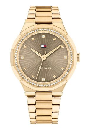 Tommy Hilfiger Womens 1782725 Ladies Watch - Gold Stainless Steel - One Size