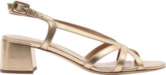 Parall&egrave;le Parel - Dames - Sandalen met hakken - Oranje - 39 1/2 EU - Schoenen