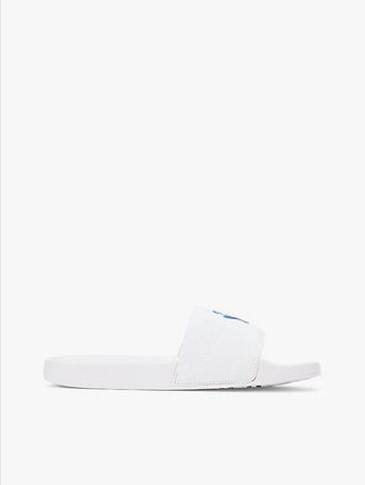 Tommy Hilfiger Chanclas de lona con logo bordado