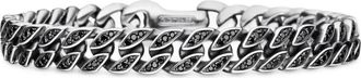 David Yurman Bracciale Curb Chain in argento sterling (8mm)